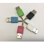 Adattatore PER APPLE IPOD SHUFFLE 1' E 2' GENERAZIONE USB ALIMENTATORE CARICATORE USB 1st 2nd Gen
