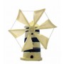 MULINO A VENTO ARTIGIANALE IN LEGNO GIREVOLE