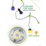 LED LUCE  LANTERNA CONCATENABILE MULTI COMBINED USB MOUNTAIN ADVENTURE LETTURA CAMPEGGIO DECORAZIONE LUMINOSA 