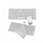 KIT TASTIERA MOUSE WIRELESS 2.4 GHz WIFI PER PC SMART TV SENZA FILI KEYBOARD