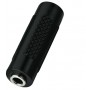 ACCOPPIATORE Audio 3.5 mm Jack Femmina a Femmina Stereo NERO GENDER CHANGER
