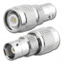 CONNETTORE COASSIALE RF ADATTATORE DA TNC MASCHIO A BNC FEMMINA 