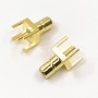 CONNETTORE COASSIALE SMB MASCHIO DRITTO PCB THT