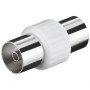 CONNETTORE ADATTATORE ACCOPPIATORE CAVO ANTENNA COASSIALE MASCHIO - FEMMINA