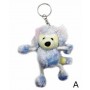 PORTACHIAVI PELUCHE BARBONCINO ROSA O CELESTE A SCELTA KEYCHAIN