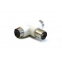 Sdoppiatore per Antenna TV dvb-t2 Connettori Coassiale 1 Maschio-Male 2 Femmina-Female