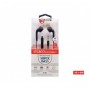 AURICOLARI COMFORT EARPHONE STEREO CON MICROFONO SUPER BASS NERO O BIANCO