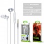 CUFFIE AURICOLARI COMFORT EARPHONE STEREO CON MICROFONO  GOMMINI DI RICAMBIO