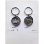Portachiavi Souvenir ROMA SAN PIETRO COLOSSEO TONDO Porta Chiave in Metallo keychain Rome Italy 