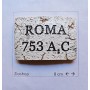 Calamita Frigo Magnete Souvenir ROMA 753 A.C. Fondazione Natale Rome Italy Fridge Magnet