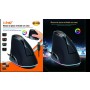 Mouse Ottico Verticale da Gioco Gaming Ergonomico con Cavo Illuminazione LED 6 Pulsanti