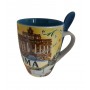 Tazza Mug con il cucchiaino Souvenir Ricordi Roma 4658
