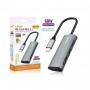 HUB USB TYPE-C 4 IN 1 A 3 TYPE-C E 1 USB 3.0 60W TPC3051 