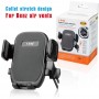 Staffa Supporto da Auto per Smartphone Bocchette Presa Aria Porta Cellulare COLLET STRETCH DESIGN PER AUTO BENZ AUR VENTS H3246
