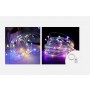 Luci Stringa LED a Batteria 8 Metri 80 LED Mini Lucine Filo di Rame Natale Luci Colorate