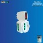 LINQ ADATTATORE SPINA 10A CON 2 PRESE 10A/16A + SCHUKO C-XSL1061