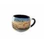 TAZZA ROTONDA PER LA CUCINA CON MANICO Tazza da cappuccino in ceramica ROMA 5689