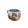 TAZZA ROTONDA PER LA CUCINA CON MANICO Tazza da cappuccino in ceramica ROMA 5691
