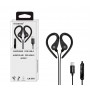 LINEXTREME AURICOLARE SPORTIVO CON CONNETTORE TYPE-C LX-205  DA 1.2m 