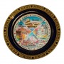 Piatto Decorativo Souvenir Ricordi di Roma 4 Monumenti in Ceramica con Supporto o da Appendere Diametro 20cm 6428