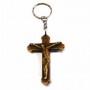 SOUVENIR FROM ITALY " PORTACHIAVE KEYCHAIN CROCE "