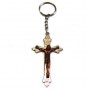 SOUVENIR FROM ITALY " PORTACHIAVE KEYCHAIN CROCE DI FERRO"