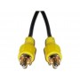 Cavo VIDEO RCA GIALLO M/M BASIC LIGHT 1MT