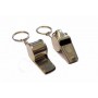 SET DI 12 PORTACHIAVI CON FISCHIETTO IN METALLO KEYCHAIN METAL WISTLE