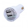 CARICATORE 2 PORTE USB DA AUTO PER IPAD E IPHONE4 DA 2.1A e 1A