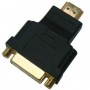 Adattatore DVI F / HDMI M  DVI FEMALE TO HDMI MALE ADAPTER 1080P