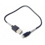 CAVO USB LIGHTNING COMPATIBILE iPHONE iPAD CON SISTEMA ANTIPIEGA 30cm