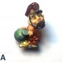 Calamita Magnete Frigo Fridge Magnets  PIRATA CON CAPPELLO MILITARE