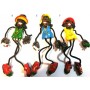 Calamita Magnete Frigo  Fridge Magnets Jamaican JAMAICANO A FILO RASTA STYLE