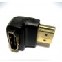 Adattatore CONNETTORE HDMI  FULL HD TV Angolare  M/F 90 gradi