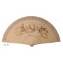 VENTAGLIO 8 CAVALLI ARREDAMENTO DA PARETE IN LEGNO PRODOTTO ARTIGIANALE N2 142CM