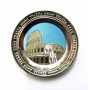 Calamita Frigo Magnete "ROMA COLOSSEO PIATTO" Metal Fridge Magnet Souvenir Italy