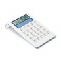 CALCOLATRICE 716 "WHITE DIGIT"  con CALENDARIO FUSI ORARI TIMER ALLARME SNOOZE da Tavolo ALL IN ONE