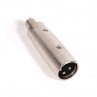 ADATTATORE AUDIO XLR MALE to RCA FEMALE / Mono