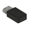 ADATTATORE USB 2.0 AF/MICRO USB F:Micro USB A Female to USB 5 Pin A Female Adapter Converter