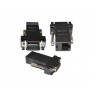 CONVERTITORE ADATTATORE DA VGA MASCHIO A LAN VGA TO LAN CAT 5 5e RJ45